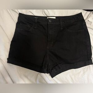 Universal Thread Black Jean Shorts